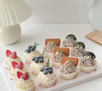 Fruit Cookie Cupcakes-6