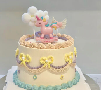 K008-Pink horse cake