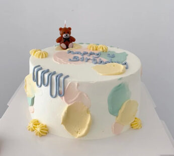 K018-Simple cute cake