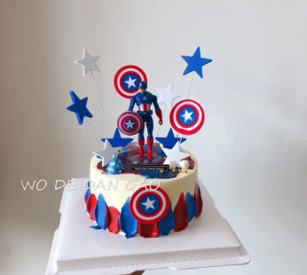 K021-Iron man cake