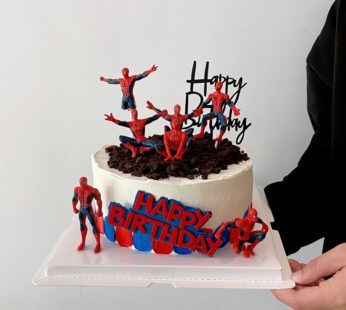 K022-Spiderman cake