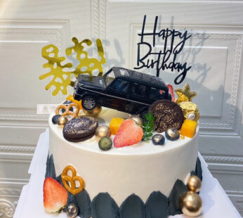 M013-Fruit with car cake