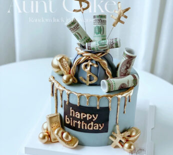 M021-Money bag cake