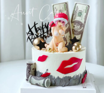 M049-Beauty and dollar cake