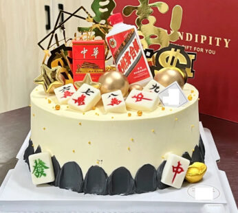 M053-Moutai decorated cake