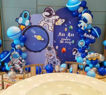 Astronaut theme birthday decoration | Flower Gift Center