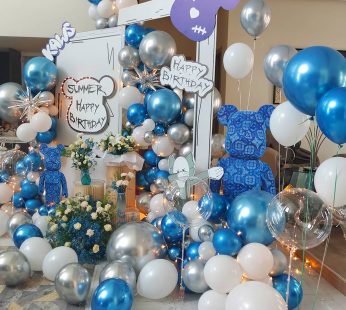 Blue Birthday Decoration | Flower Gift Center