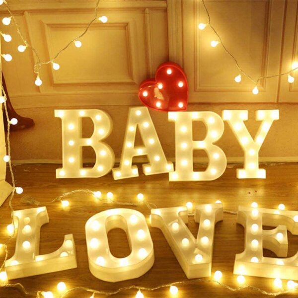 LED Marquee Heart Lights Sign5