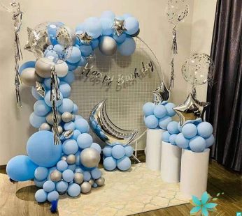 Birthday Blue Theme | Flower Gift Center