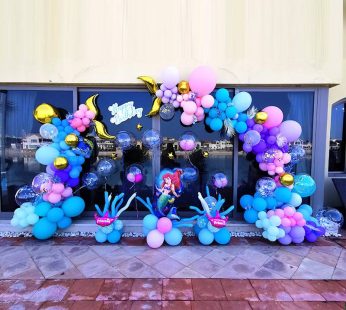 Mermaid Birthday Balloon Decoration | Flower Gift Center