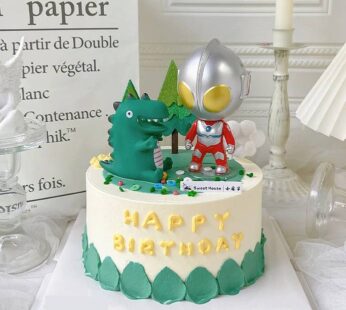 K007-Ultraman fighting monsters cake