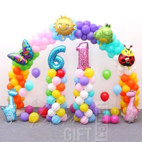 Summer Delight Mix Color Animals Theme Decoration 1