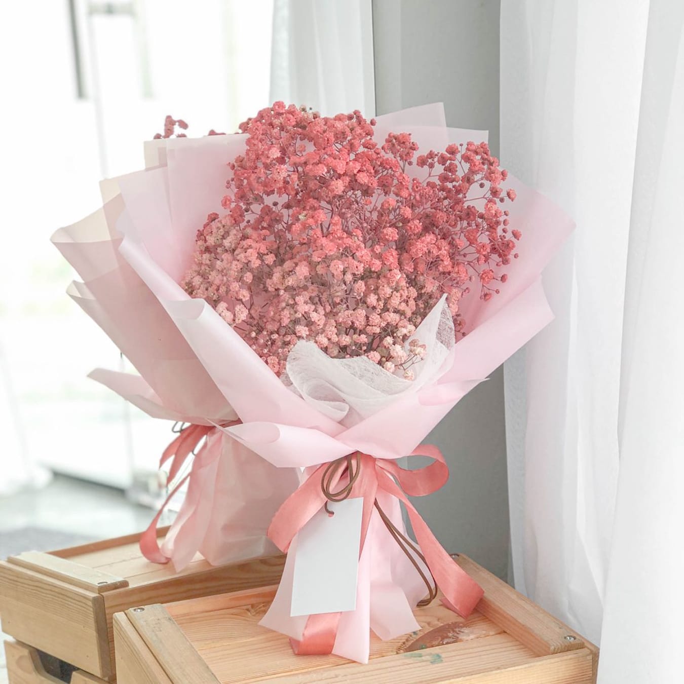 Gypsum flower bouquet