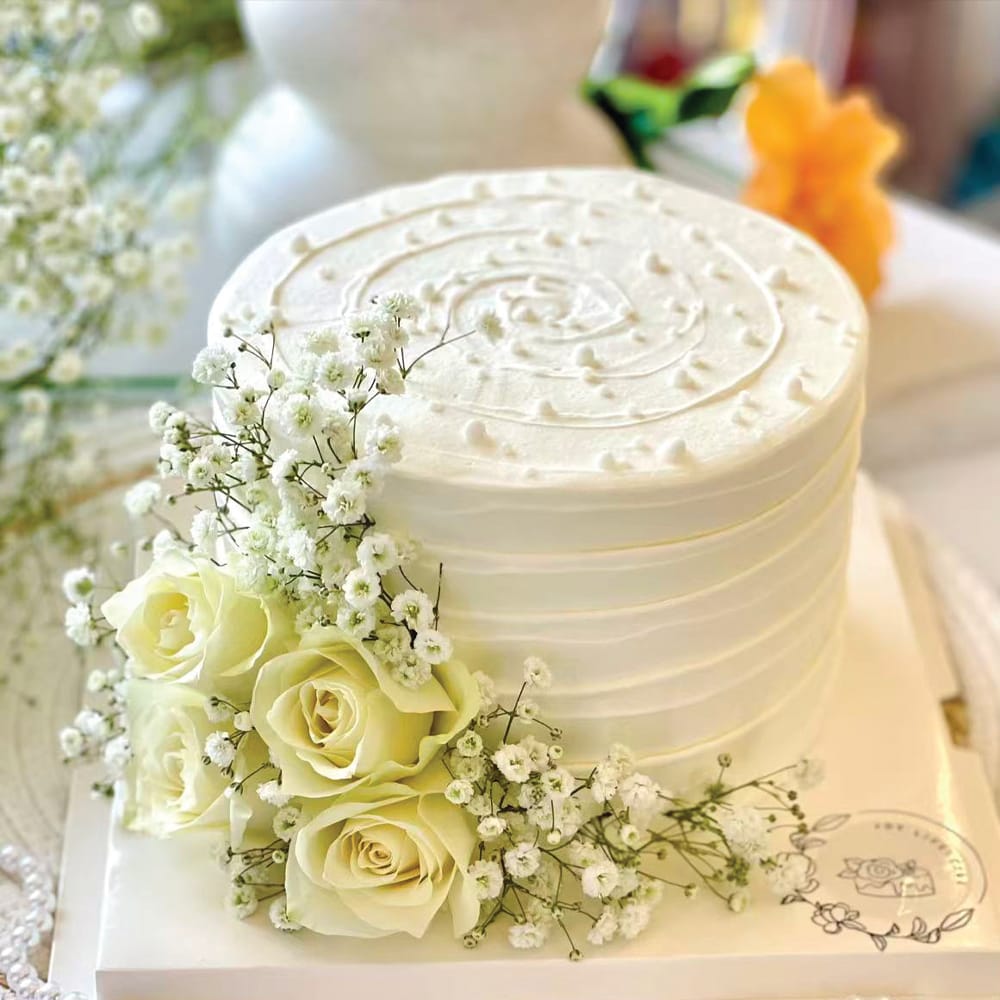 Home 21 W282- Flower Cake
