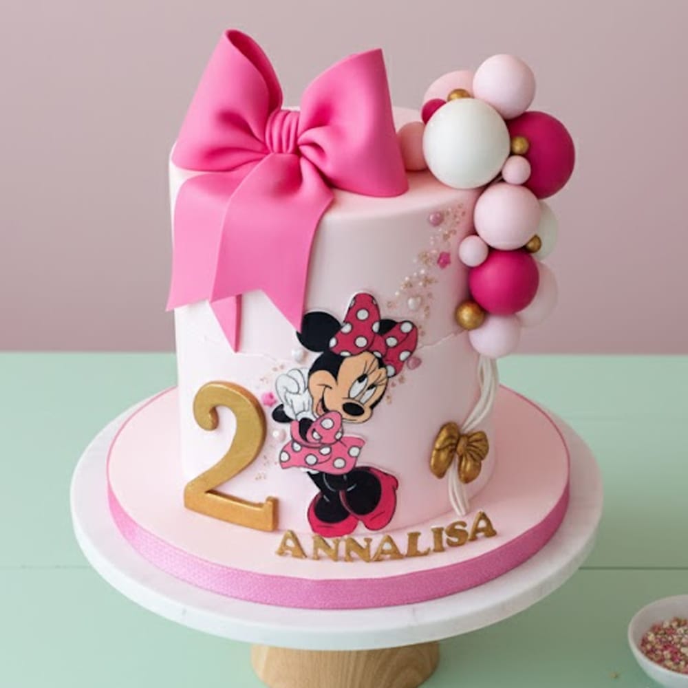 K109- Minnie mouse Cake