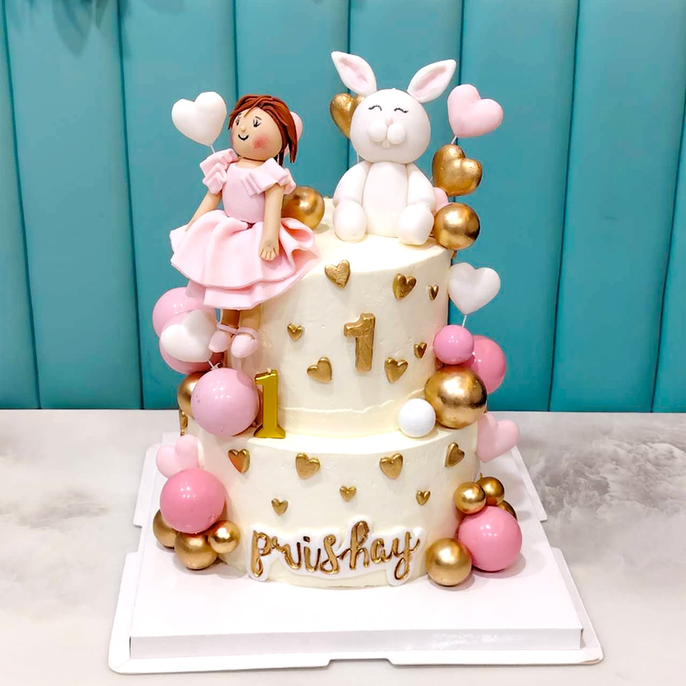 K117- Birthday 2 tire Cake