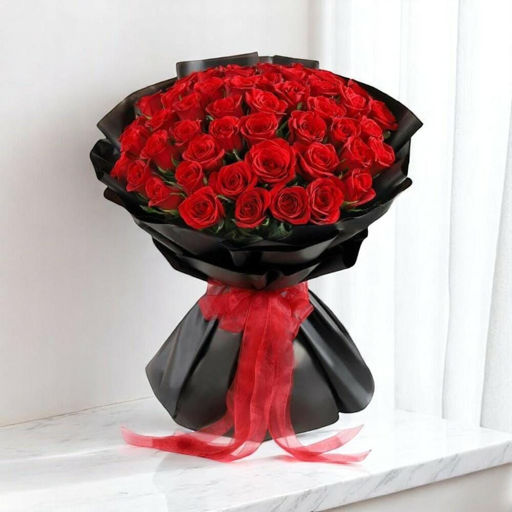 50 Red Rose bouquet