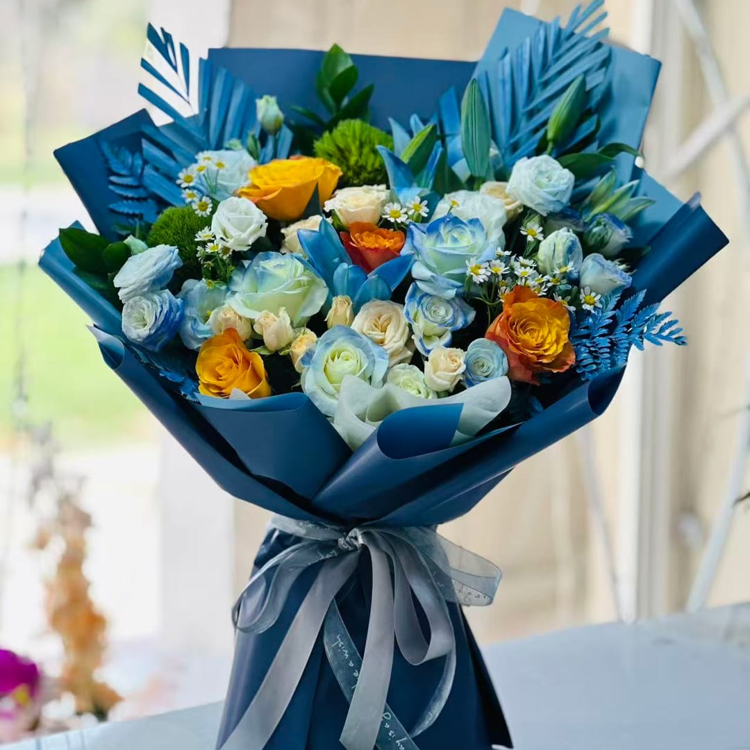 Mix Blue bouquet